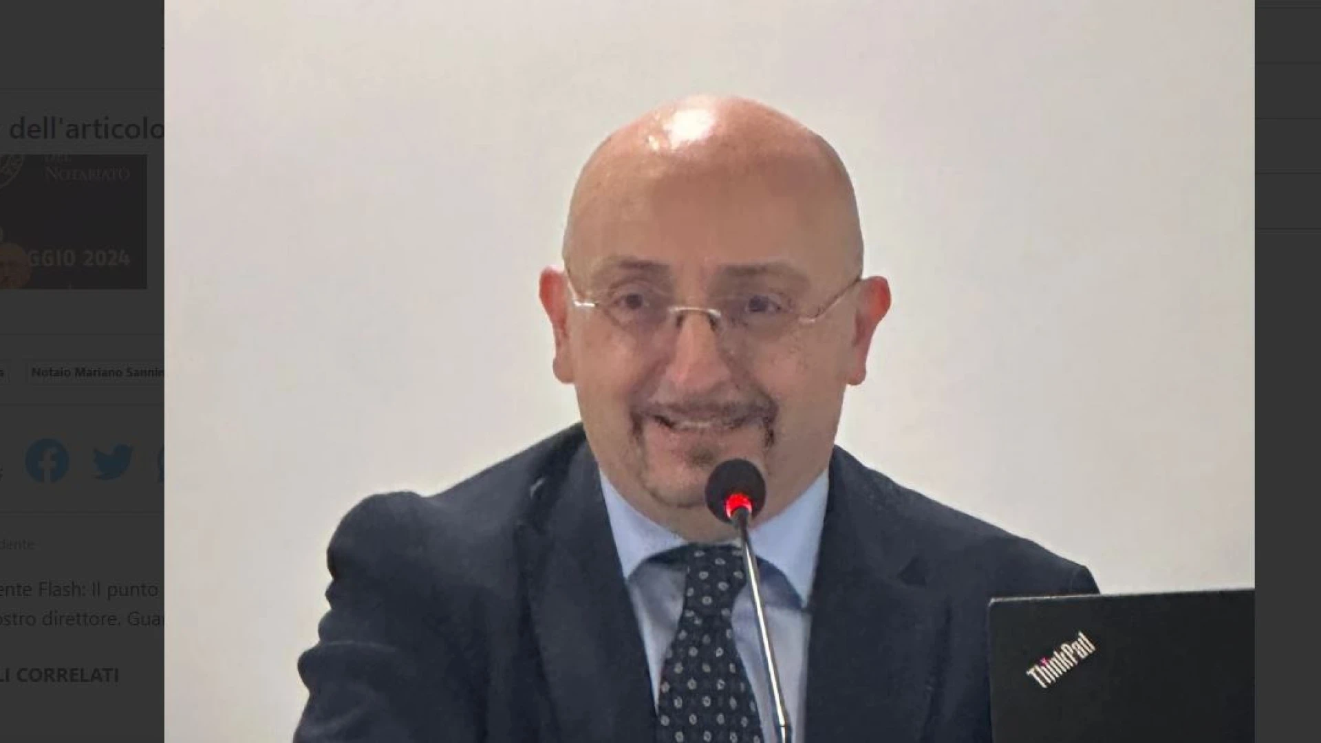 Mariano Sannino e' il nuovo presidente del Consiglio dei Distretti Notarili riuniti di Campobasso, Isernia e Larino.